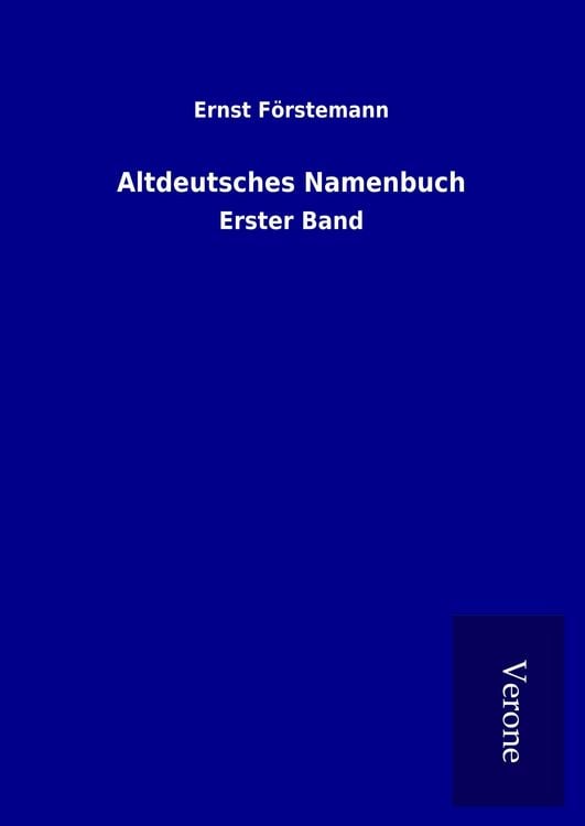 Produktbild: Altdeutsches Namenbuch