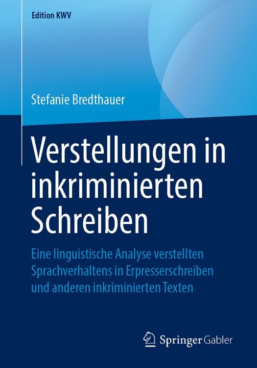 Produktbild: Verstellungen in inkriminierten Schreiben