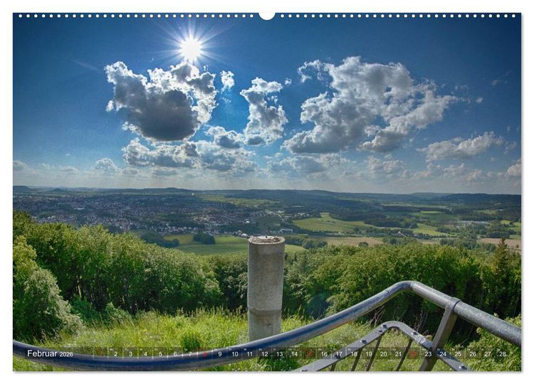 Produktbild: Franken WildRomantisch (hochwertiger Premium Wandkalender 2026 DIN A2 quer), Kunstdruck in Hochglanz