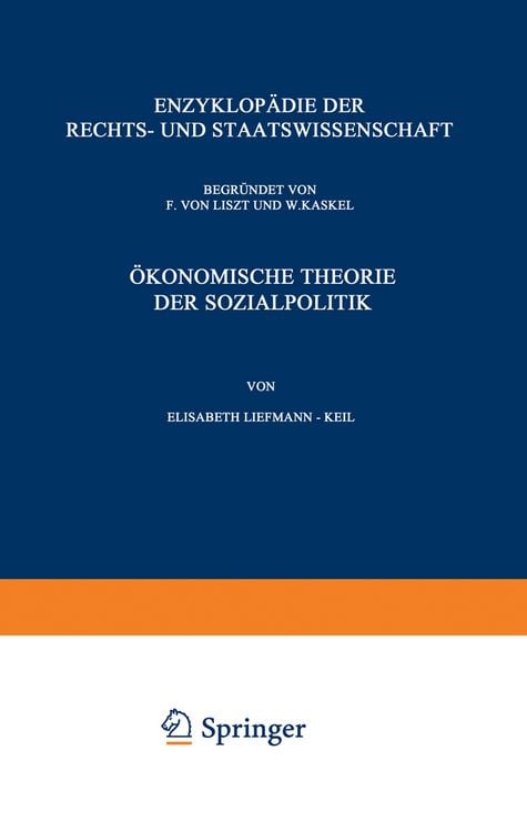 Produktbild: &Ouml;konomische Theorie der Sozialpolitik