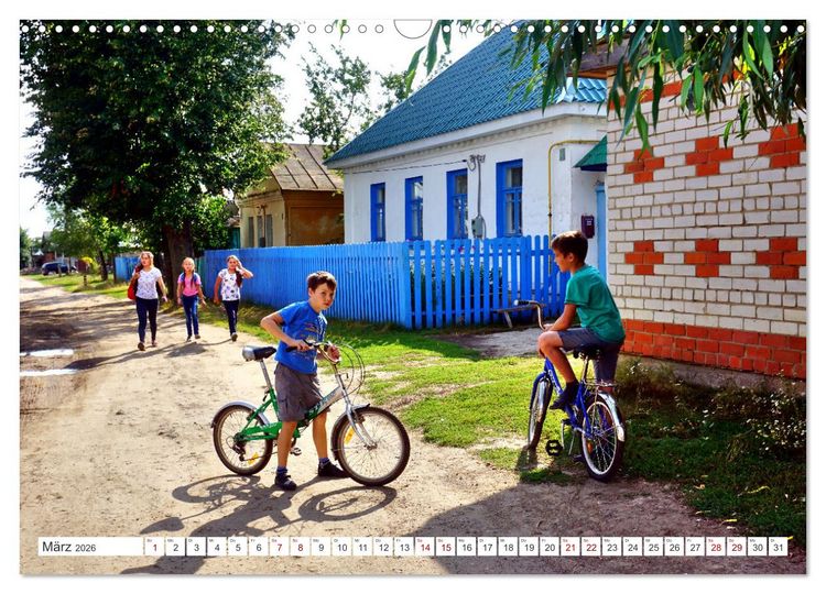 Produktbild: Dorfidylle - Landleben in Russland (Wandkalender 2026 DIN A3 quer), CALVENDO Monatskalender