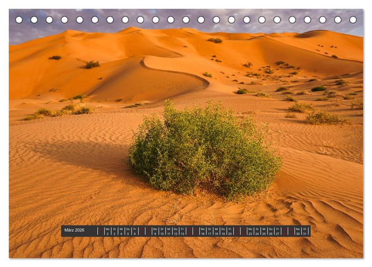 Produktbild: OMAN Offroad Travel Log (Tischkalender 2026 DIN A5 quer), CALVENDO Monatskalender
