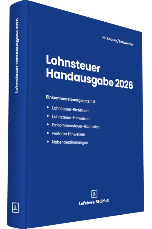Produktbild: Lohnsteuer Handausgabe 2026