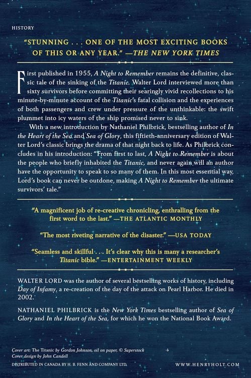 Produktbild: A Night to Remember