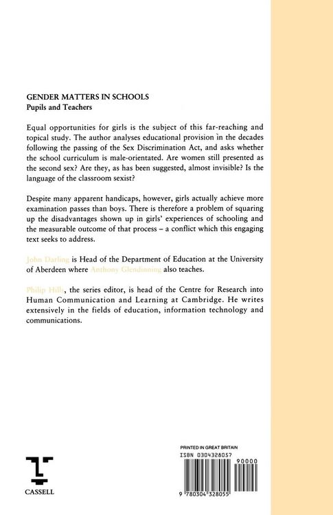 Produktbild: Gender Matters in Schools