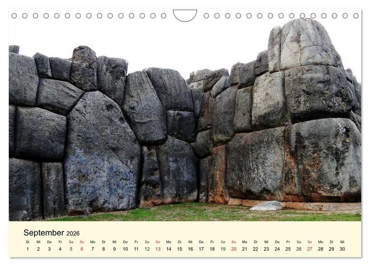 Produktbild: Im Land der Inka (Wandkalender 2026 DIN A4 quer), CALVENDO Monatskalender