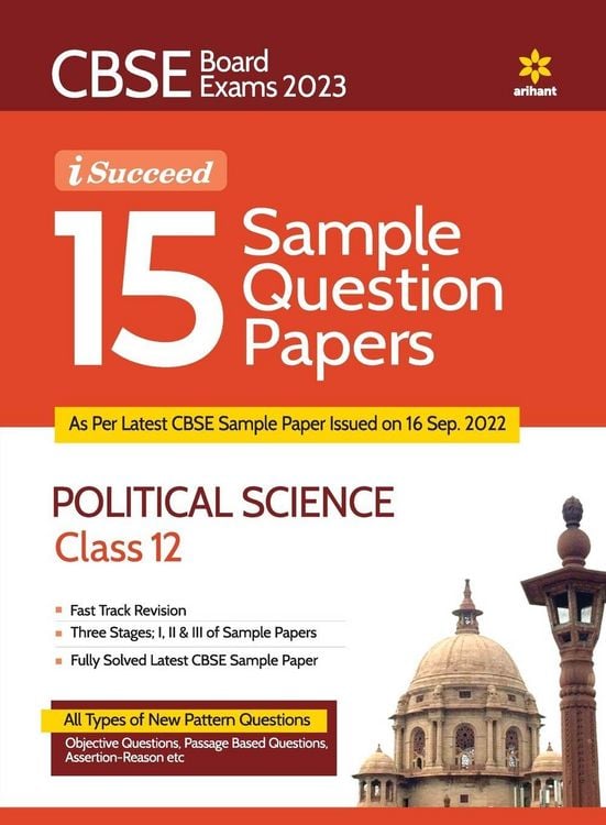 Produktbild: CBSE Board Exam 2023 I-Succeed 15 Sample Papers POLITICAL SCIENCE Class 12th
