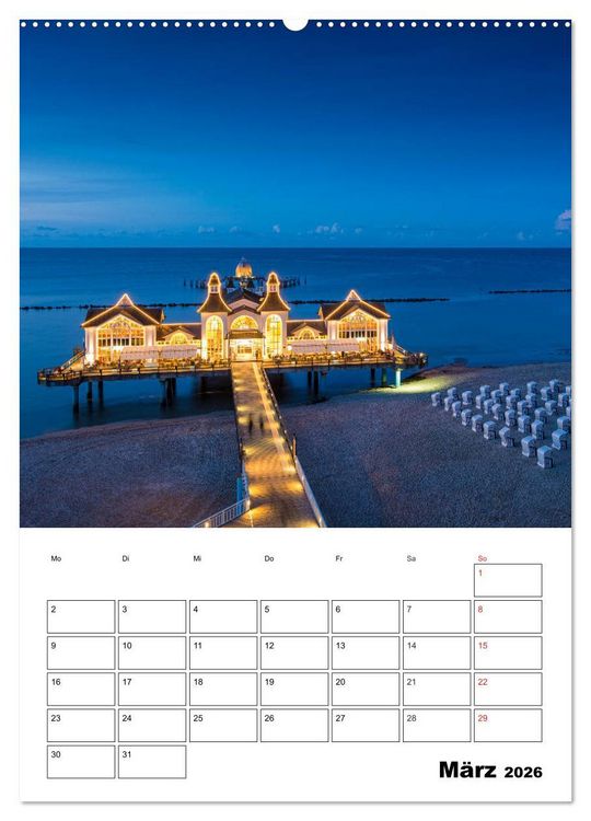 Produktbild: Insel R&uuml;gen - Wilde Sch&ouml;nheit an der Ostsee (hochwertiger Premium Wandkalender 2026 DIN A2 hoch), Kunstdruck in Hochglanz