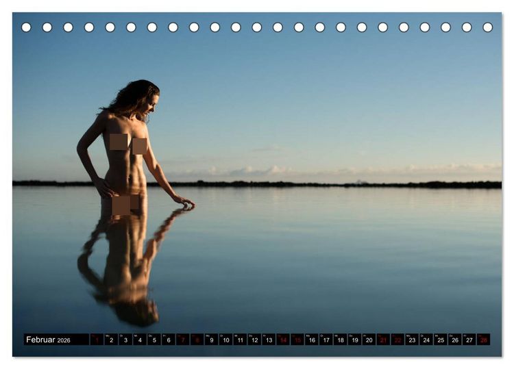 Produktbild: Lanzarote - Aktaufnahmen auf der Vulkaninsel (Tischkalender 2026 DIN A5 quer), CALVENDO Monatskalender