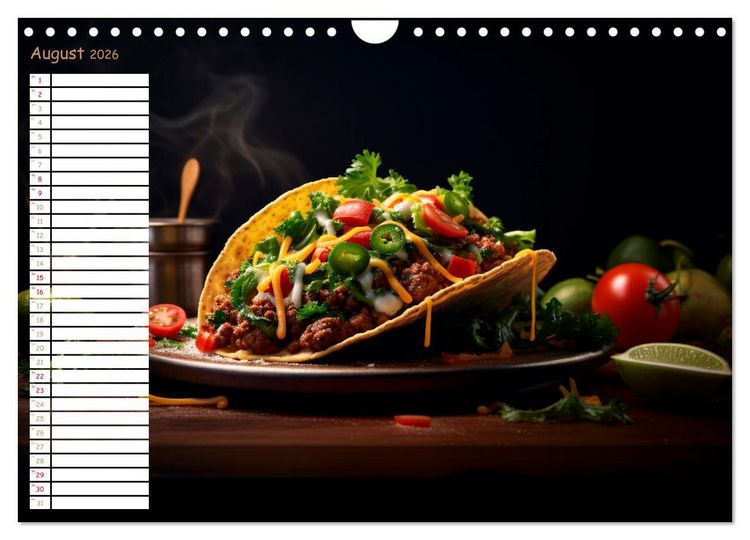 Produktbild: Fastfood &Auml;sthetik (Wandkalender 2026 DIN A4 quer), CALVENDO Monatskalender