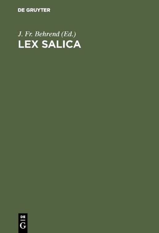 Produktbild: Lex Salica