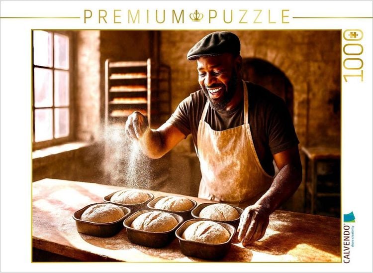 Produktbild: CALVENDO Puzzle Brot backen | 1000 Teile Lege-Gr&ouml;&szlig;e 64x48cm Foto-Puzzle f&uuml;r gl&uuml;ckliche Stunden
