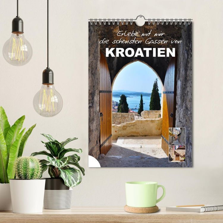 Produktbild: Erlebe mit mir die sch&ouml;nsten Gassen von Kroatien (Wandkalender 2026 DIN A4 hoch), CALVENDO Monatskalender