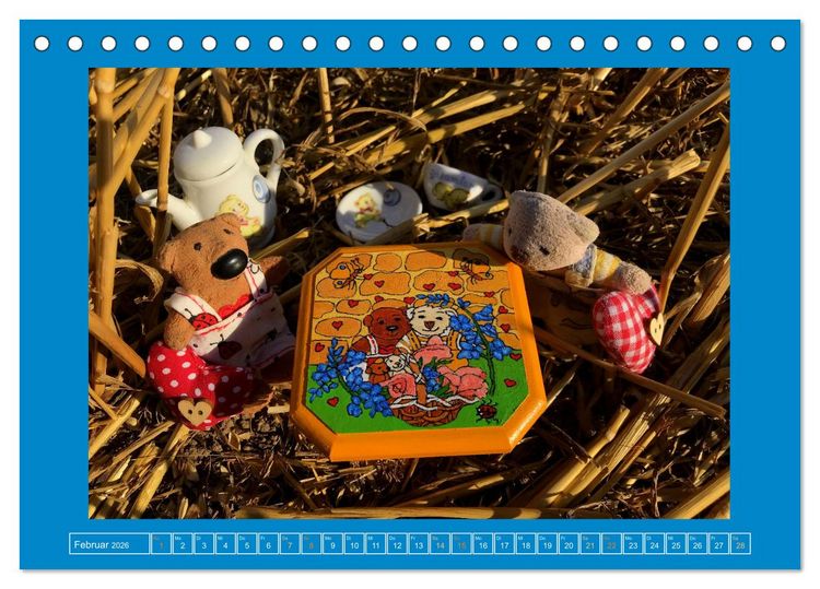 Produktbild: Der Baerchenladen, Teddys und Kunst zum Verlieben (Tischkalender 2026 DIN A5 quer), CALVENDO Monatskalender