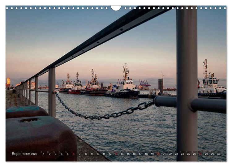 Produktbild: Hamburg Hafen (Wandkalender 2026 DIN A3 quer), CALVENDO Monatskalender