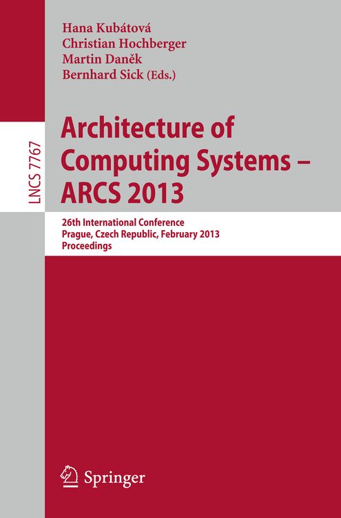 Produktbild: Architecture of Computing Systems -- ARCS 2013
