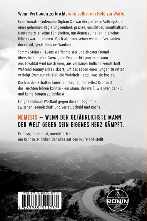 Produktbild: Nemesis. Ein Orphan X-Thriller von Gregg Hurwitz