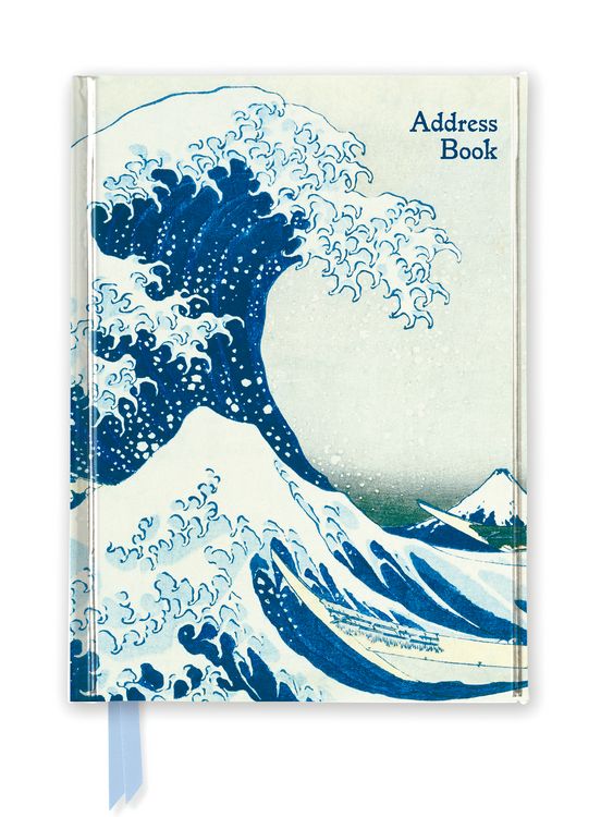 Produktbild: Adressbuch DIN A5: Katsushika Hokusai, Die gro&szlig;e Welle