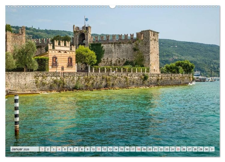 Produktbild: GARDASEE Orte am malerischen Ostufer (Wandkalender 2026 DIN A2 quer), CALVENDO Monatskalender