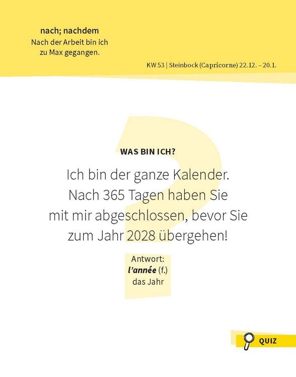 Produktbild: Langenscheidt Sprachkalender Franz&ouml;sisch 2027
