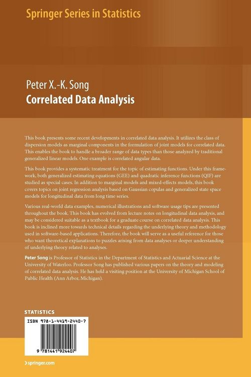 Produktbild: Correlated Data Analysis: Modeling, Analytics, and Applications