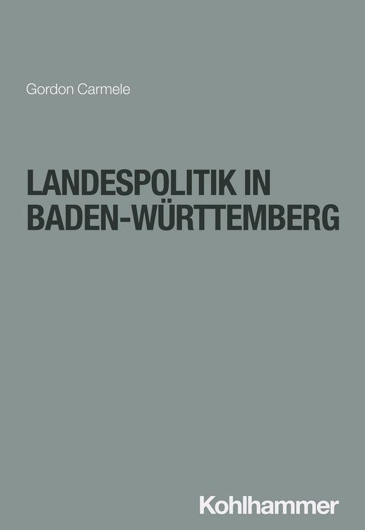 Produktbild: Landespolitik in Baden-W&uuml;rttemberg