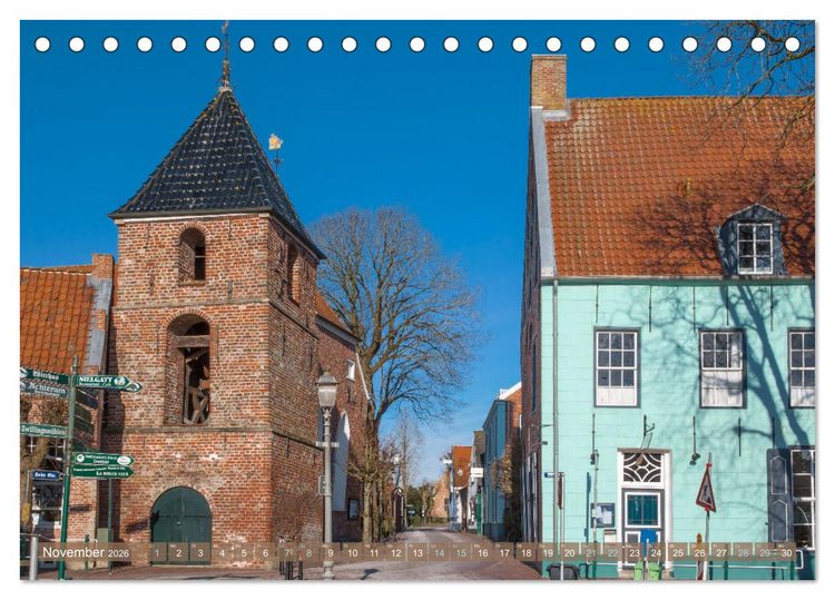 Produktbild: Greetsiel in Ostfriesland (Tischkalender 2026 DIN A5 quer), CALVENDO Monatskalender