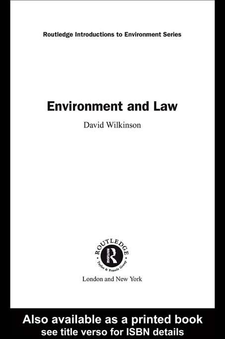 Produktbild: Environment and Law