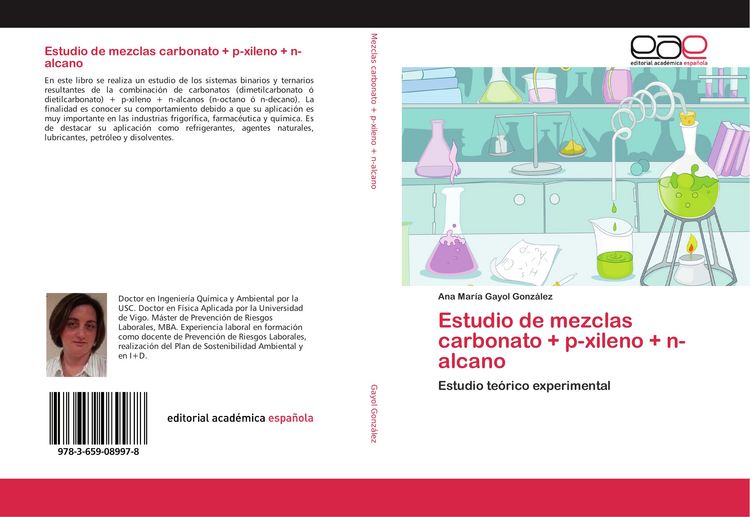 Produktbild: Estudio de mezclas carbonato + p-xileno + n-alcano