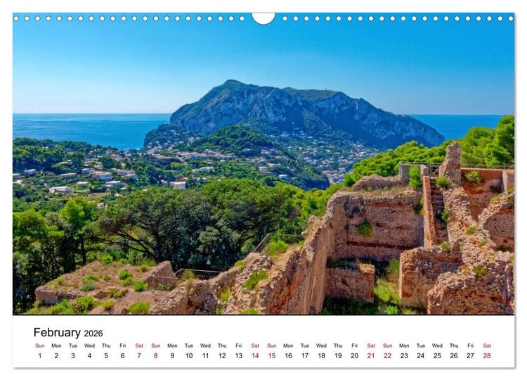 Produktbild: Gulf of Naples - Highlights (Wall Calendar 2026 DIN A3 landscape), CALVENDO 12 Month Wall Calendar