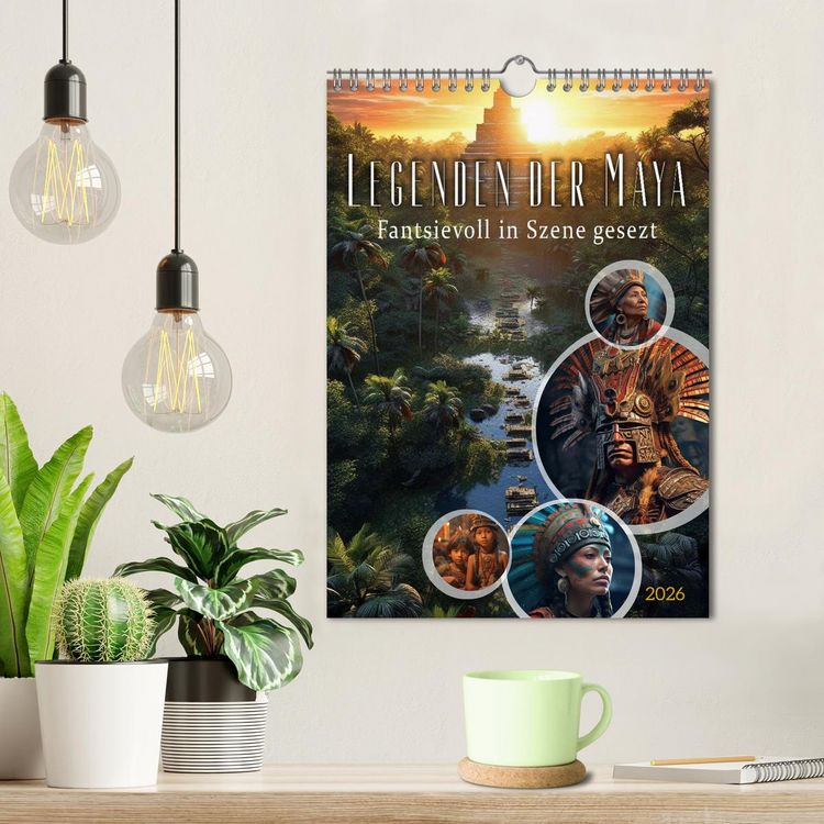Produktbild: Legenden der Maya (Wandkalender 2026 DIN A4 hoch), CALVENDO Monatskalender