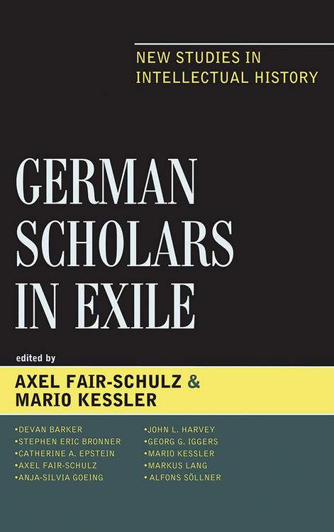 Produktbild: German Scholars in Exile