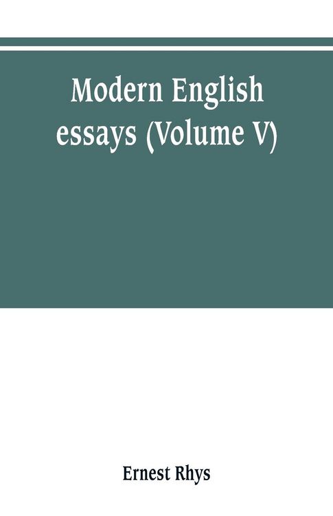 Produktbild: Modern English essays (Volume V)