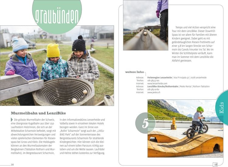 Produktbild: K&uuml;mmerly+Frey Erlebnis Schweiz Kids - Freizeitf&uuml;hrer