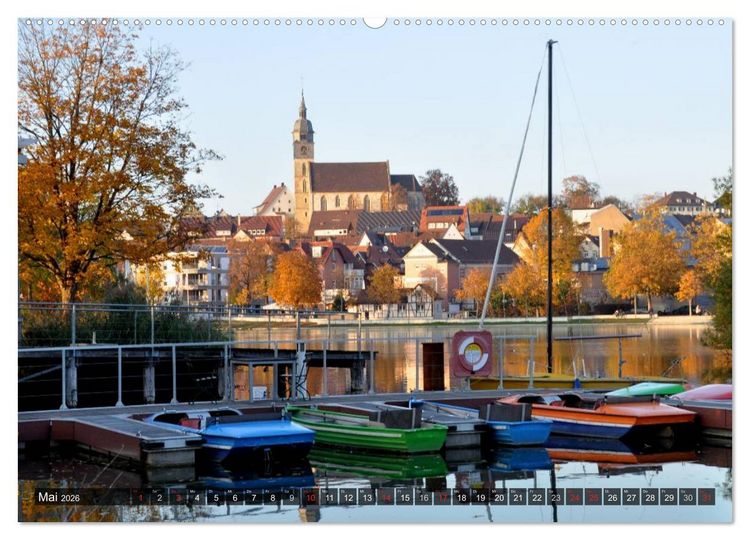 Produktbild: Spaziergang in B&ouml;blingen (hochwertiger Premium Wandkalender 2026 DIN A2 quer), Kunstdruck in Hochglanz