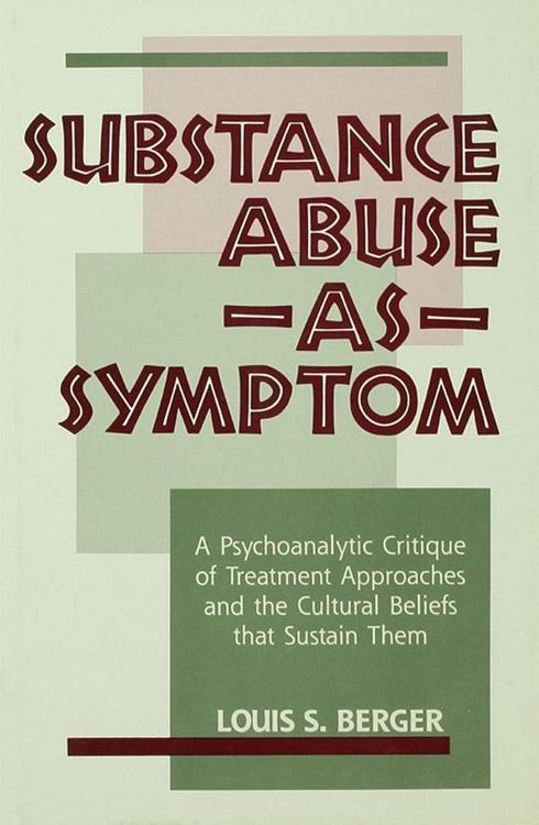 Produktbild: Substance Abuse as Symptom