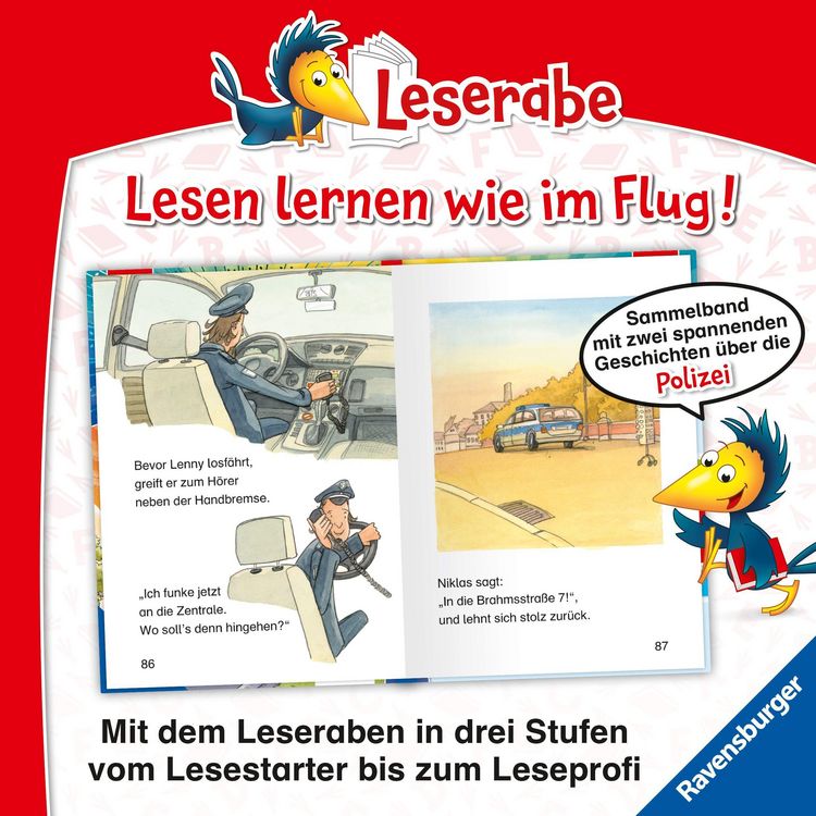 Produktbild: Leserabe Sonderausgaben - Polizeiabenteuer zum Lesenlernen