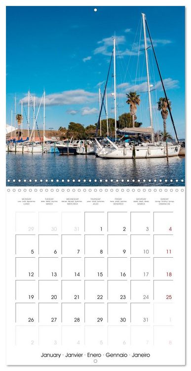 Produktbild: E&acute;tang de Thau en Me&acute;diterrane&acute;e (Calendrier mural carr&eacute; 2026 30x30 cm) Calendrier double avec une page pour vos prises de notes