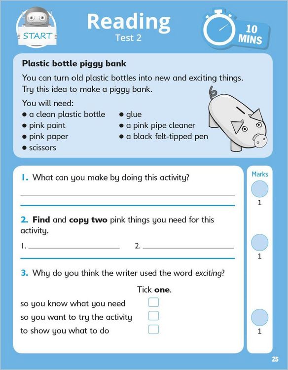 Produktbild: Grammar, Reading & Maths 10-Minute Tests Ages 6-7