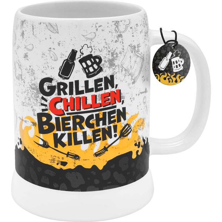 Produktbild: GRUSS & CO Bierkrug Motiv Grillen