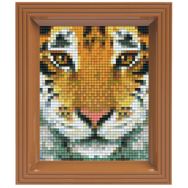 Produktbild: PRACHT Pixel Mosaik Tiger Geschenkverpackung