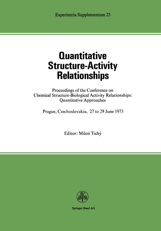 Produktbild: Quantitative Structure-Activity Relationships