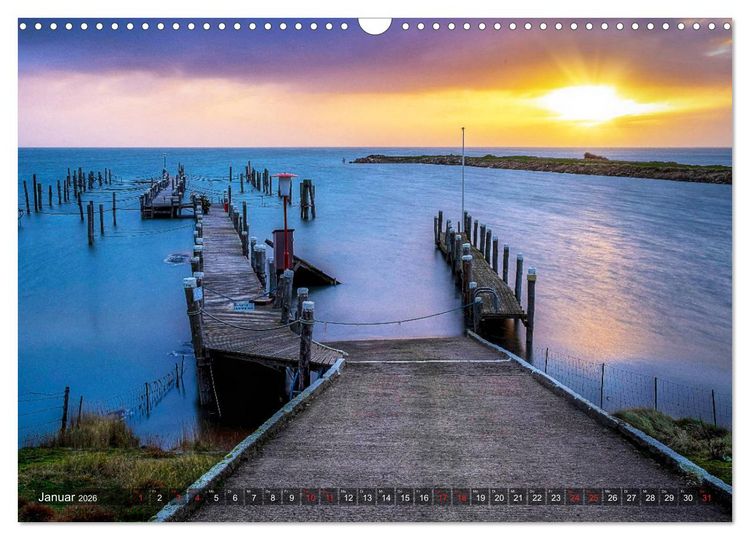 Produktbild: Sylt - Farbige Momente (Wandkalender 2026 DIN A3 quer), CALVENDO Monatskalender