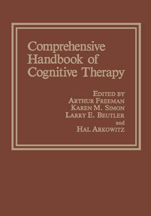 Produktbild: Comprehensive Handbook of Cognitive Therapy