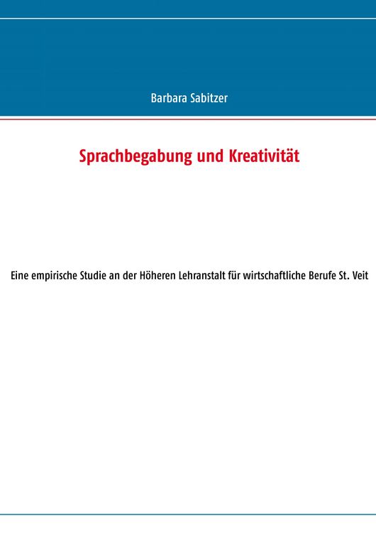 Produktbild: Sprachbegabung und Kreativit&auml;t