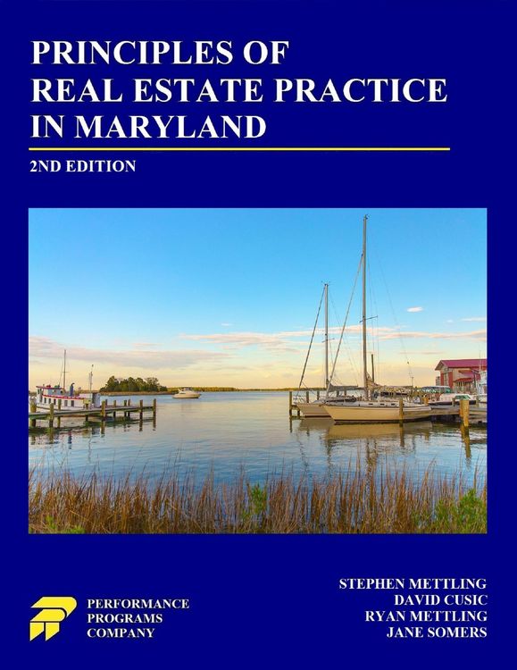 Produktbild: Principles of Real Estate Practice in Maryland