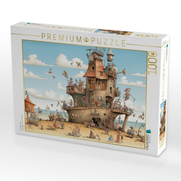 Produktbild: CALVENDO Puzzle Strandfreuden | 1000 Teile Lege-Gr&ouml;&szlig;e 64x48cm Foto-Puzzle f&uuml;r gl&uuml;ckliche Stunden