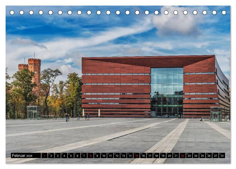 Produktbild: Ein Wochenende in Breslau (Tischkalender 2026 DIN A5 quer), CALVENDO Monatskalender