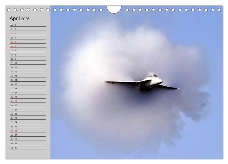 Produktbild: Faszination Kampfflugzeuge (Wandkalender 2026 DIN A4 quer), CALVENDO Monatskalender