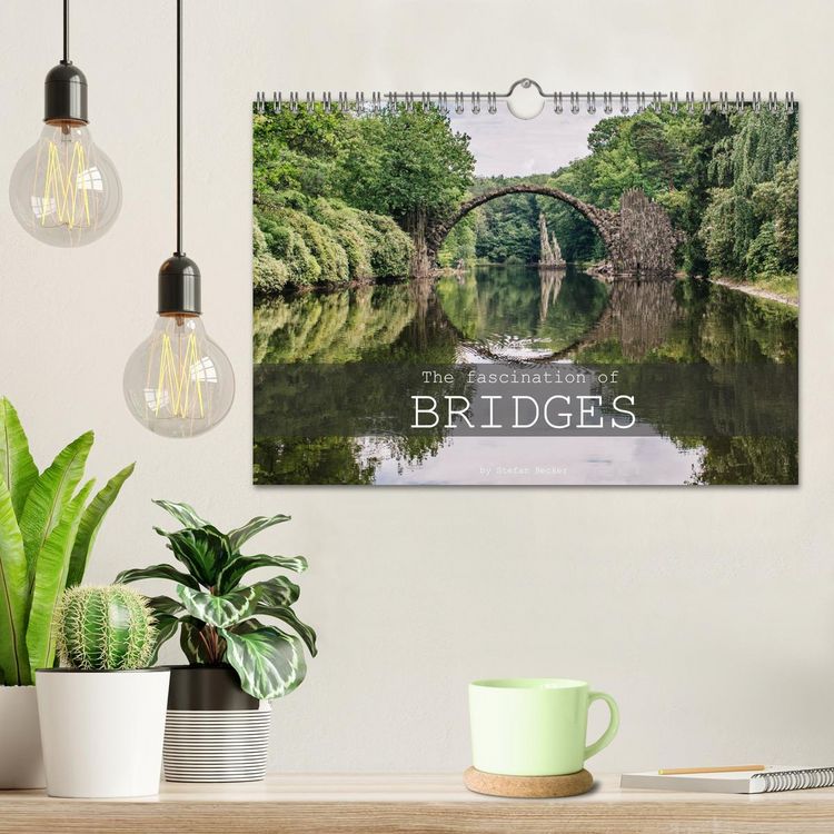Produktbild: The Fascination of Bridges (Wall Calendar 2026 DIN A4 landscape), CALVENDO 12 Month Wall Calendar